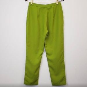 90s vibe chartreuse trouser delight